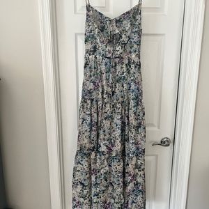 Astr | Dresses | Astr Brandy Floral Cinched Front Cutout Maxi Dress Never  Worn | Poshmark
